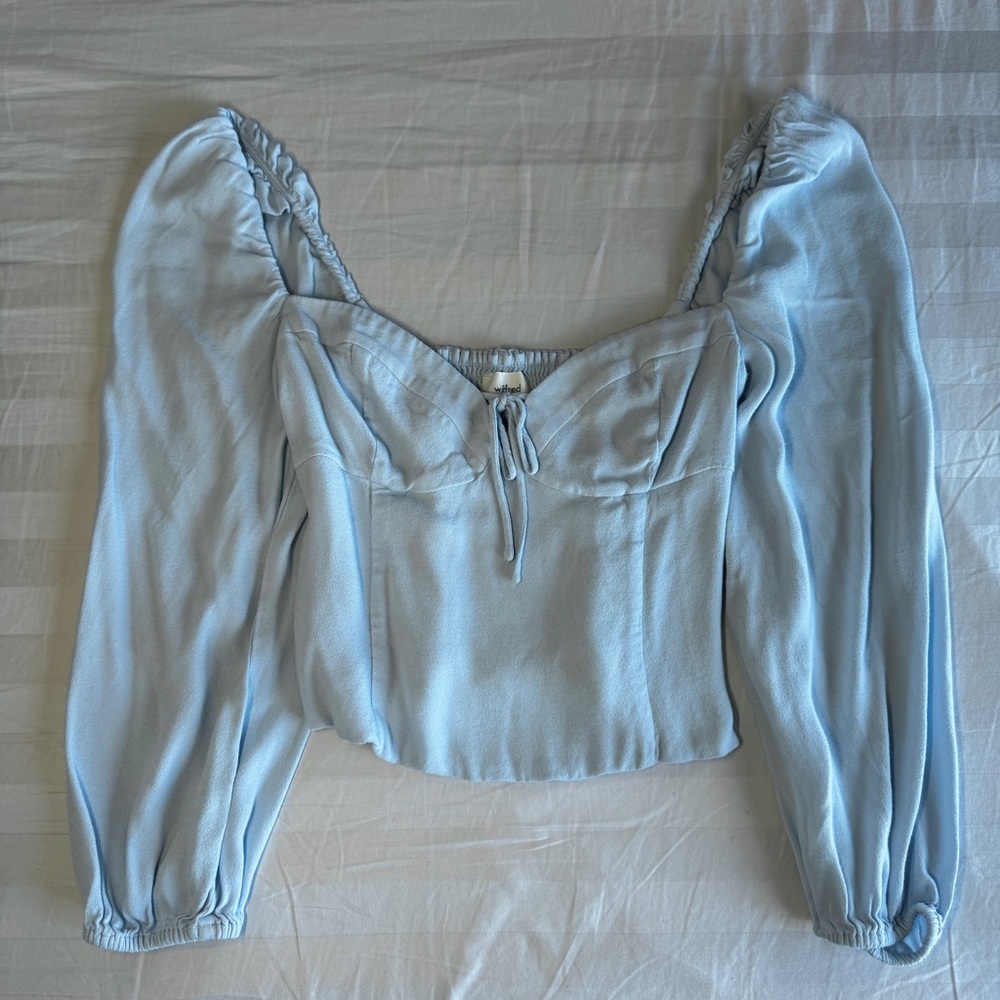 aritzia wilfred novella blouse